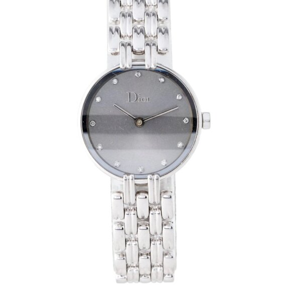 Christian Dior Silver Dial 24mm Watch New - Picture 1 of 4